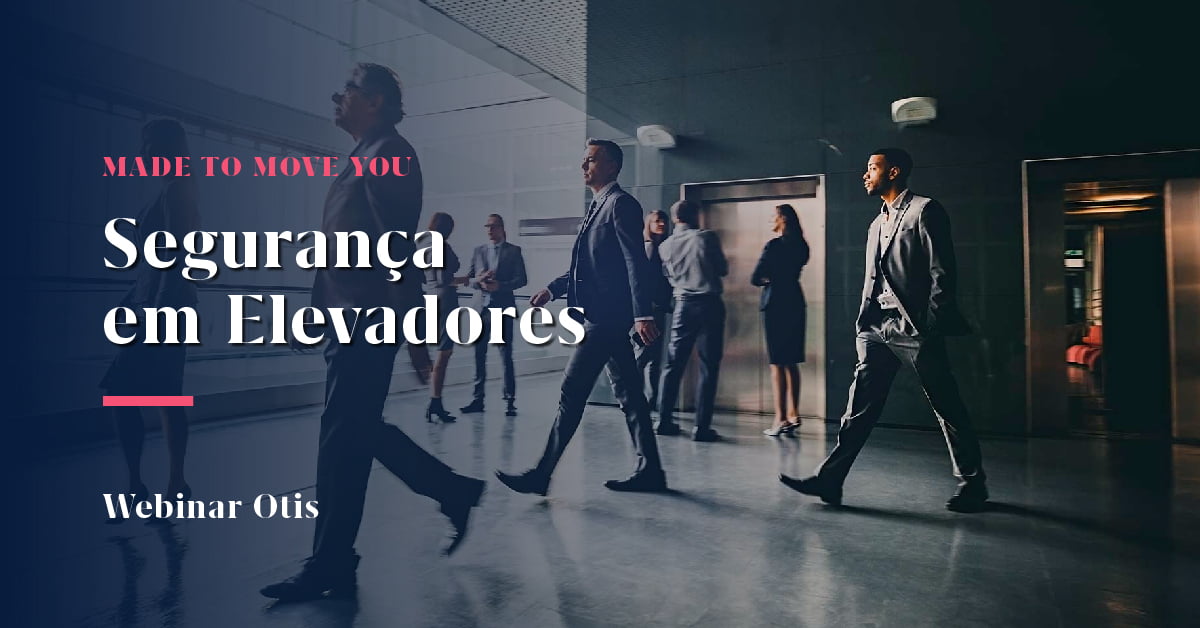 Webinar segurança em elevadores