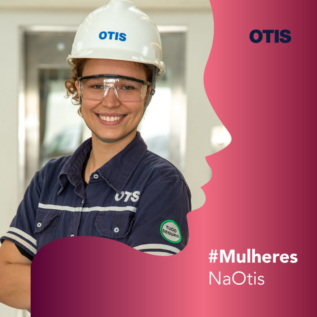 Mirela Dias, Técnica de Serviços da filial São Paulo Norte da Otis.